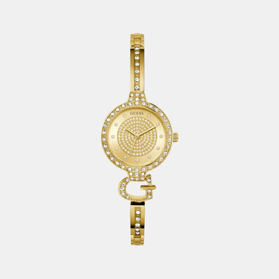 Giselle Women Quartz Champagne Dial Analog Recycled Steel Watch GW0929L2