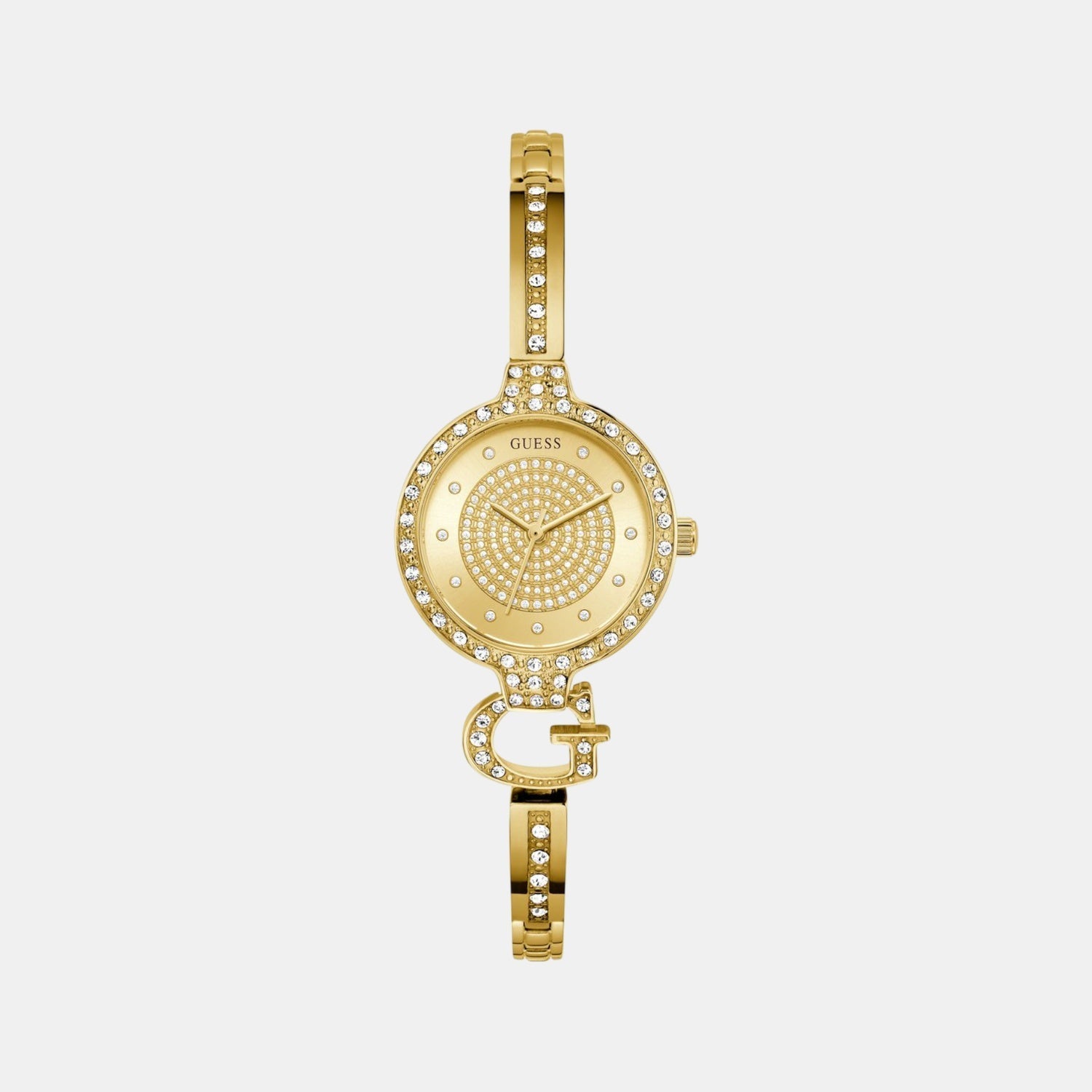 Giselle Women Quartz Champagne Dial Analog Recycled Steel Watch GW0929L2