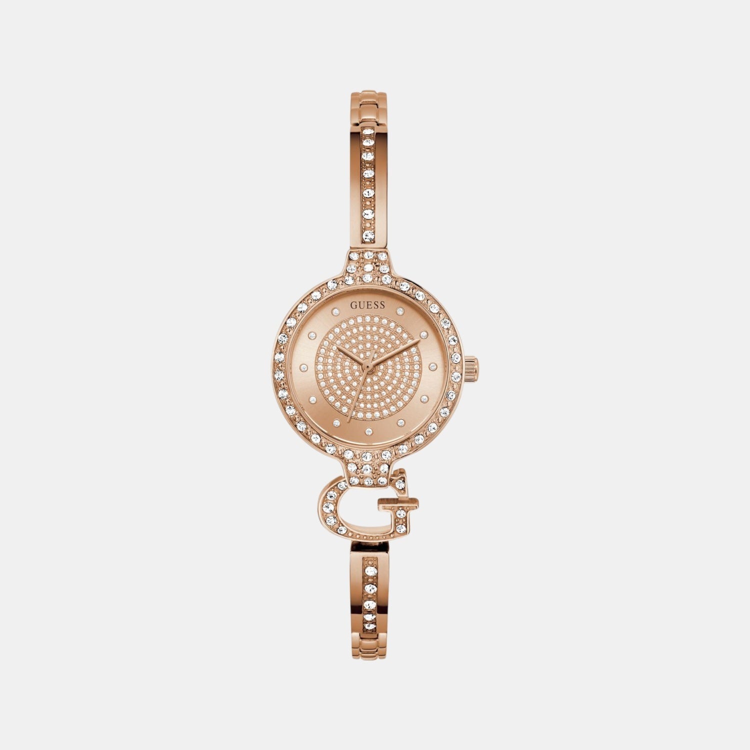 Giselle Women Quartz Rose Gold Dial Analog Recycled Steel Watch GW0929L3