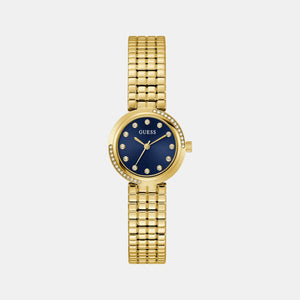Clara Women Quartz Blue Dial Analog Recycled Steel Watch GW0930L4