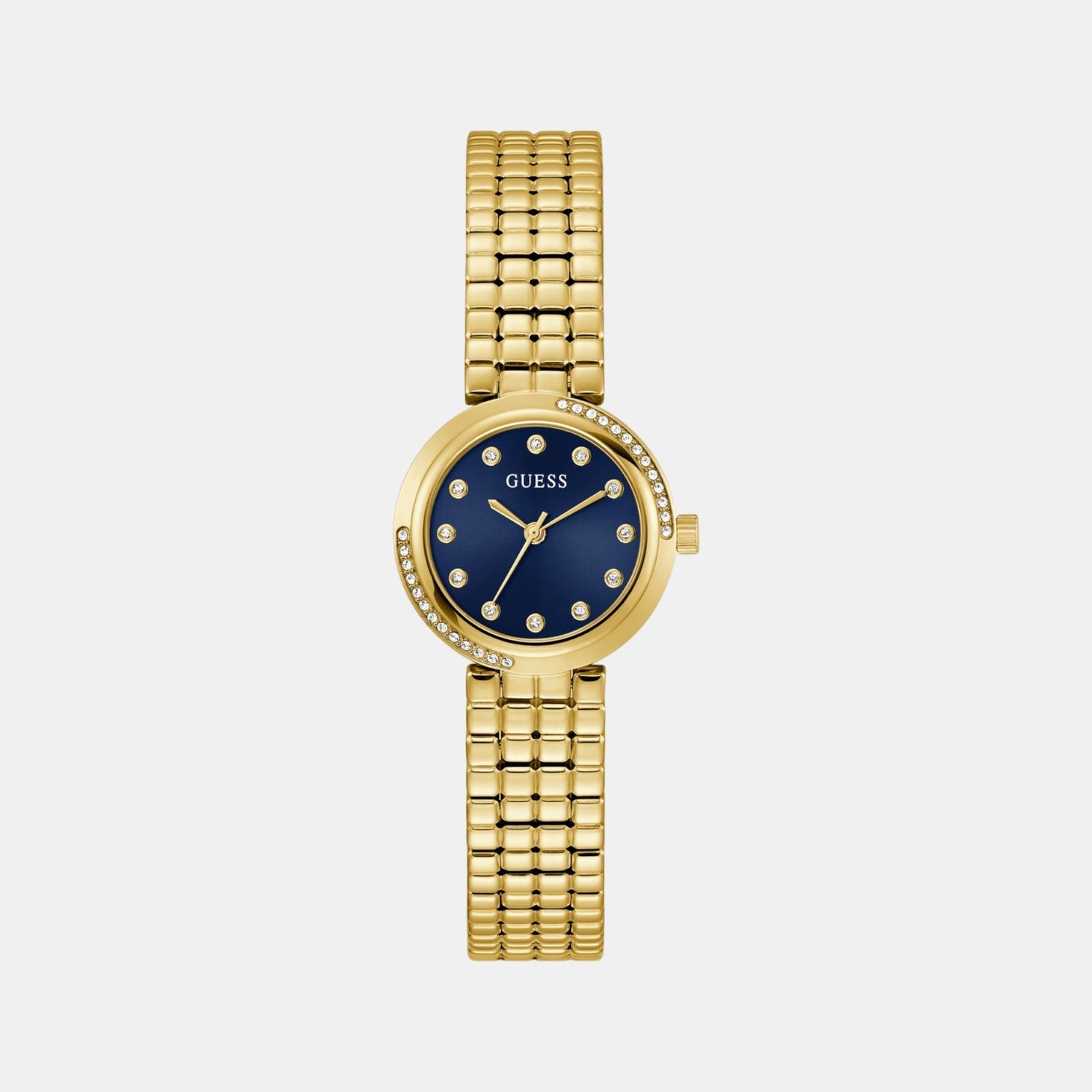 Clara Women Quartz Blue Dial Analog Recycled Steel Watch GW0930L4