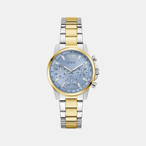 Bailey Women Quartz Ice Blue Dial Multi-Function Stainless Steel Watch GW0933L3