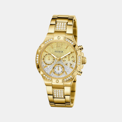 Harlow Women Quartz Ombre Dial Multi-Function Stainless Steel Watch GW0950L2