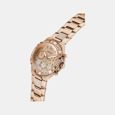 Harlow Women Quartz Ombre Dial Multi-Function Stainless Steel Watch GW0950L4