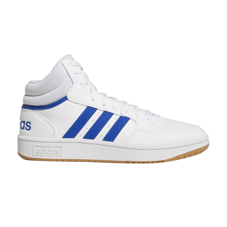 adidas Hoops 3.0 Mid White Royal Blue