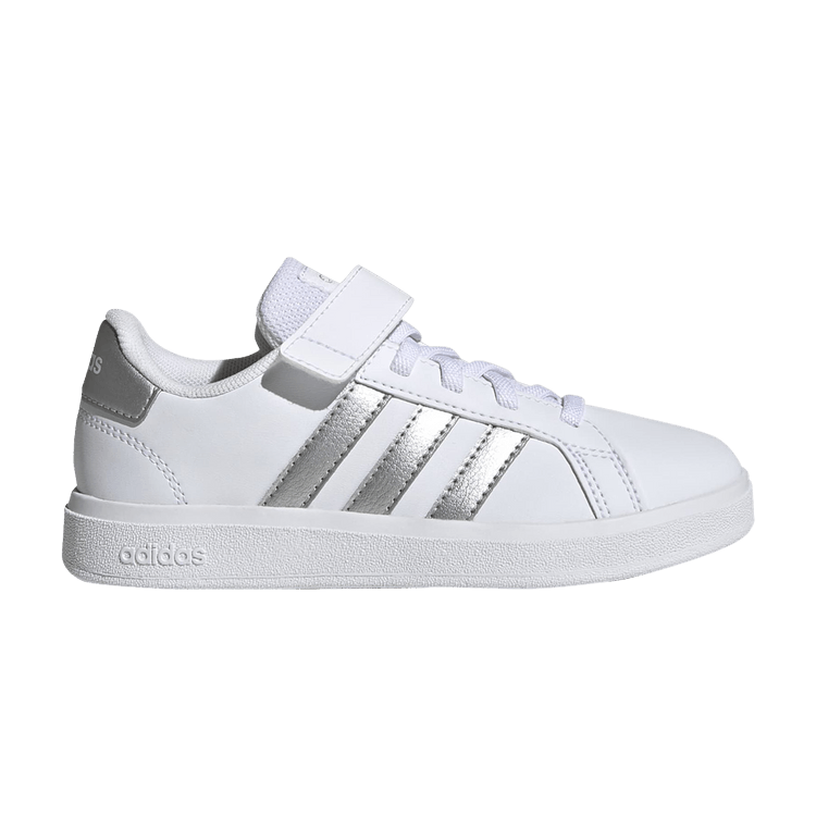 adidas Grand Court 2.0 Cloud White Matte Silver (GS)