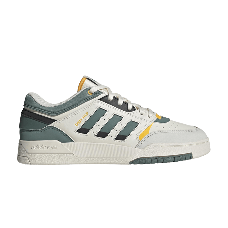 adidas Drop Step Low Chalk White Tech Emerald