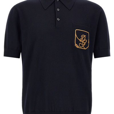 Dolce & Gabbana Logo Embroidery Polo Shirt