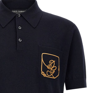 Dolce & Gabbana Logo Embroidery Polo Shirt