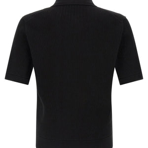 Dolce & Gabbana Micro-ribbed Polo Shirt