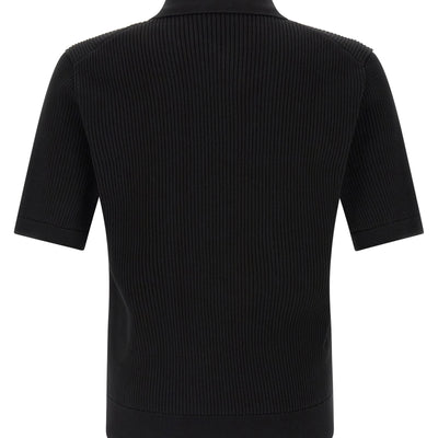 Dolce & Gabbana Micro-ribbed Polo Shirt