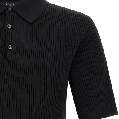 Dolce & Gabbana Micro-ribbed Polo Shirt