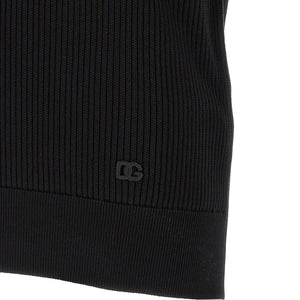 Dolce & Gabbana Micro-ribbed Polo Shirt