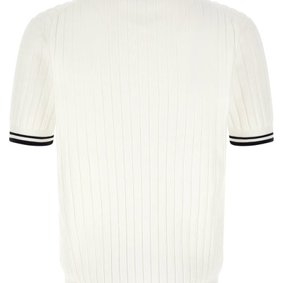 Dolce & Gabbana Flat Ribbed Polo Shirt