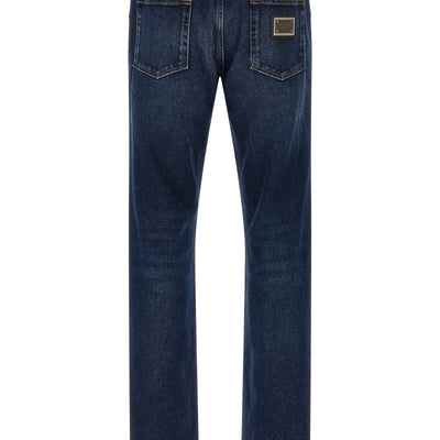 Dolce & Gabbana Logo Plaque Jeans