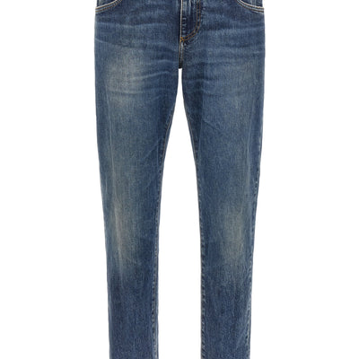 Dolce & Gabbana Logo Plaque Jeans