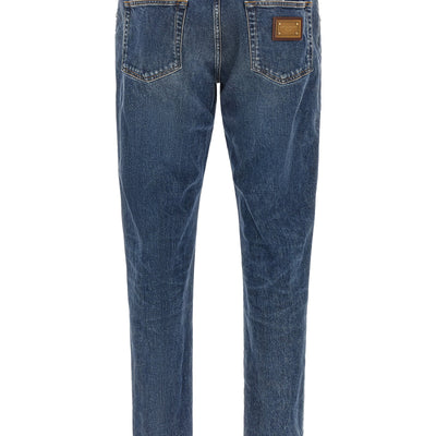 Dolce & Gabbana Logo Plaque Jeans