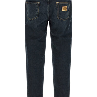 Dolce & Gabbana Logo Plaque Jeans