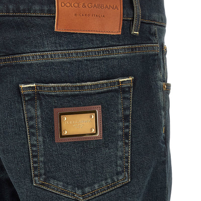 Dolce & Gabbana Logo Plaque Jeans
