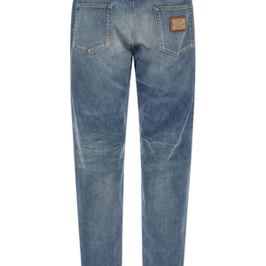Dolce & Gabbana Logo Plaque Jeans