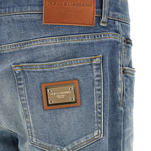 Dolce & Gabbana Logo Plaque Jeans