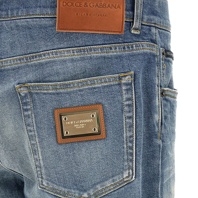 Dolce & Gabbana Logo Plaque Jeans