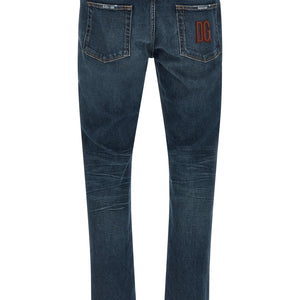 Dolce & Gabbana Logo Patch Jeans