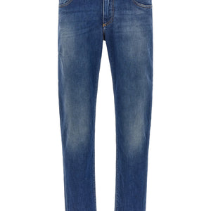Dolce & Gabbana Logo Embroidery Jeans