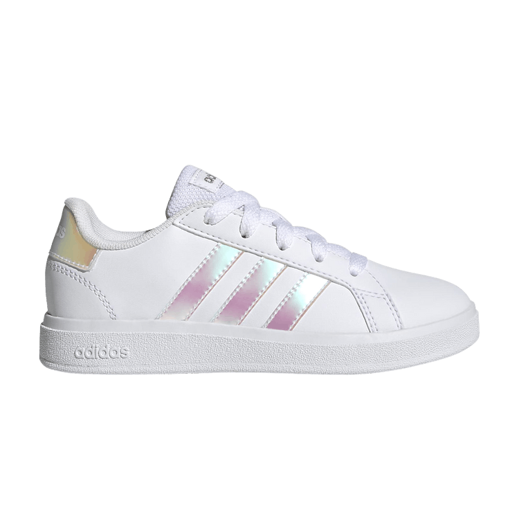adidas Grand Court 2.0 Cloud White Iridescent Pink (GS)