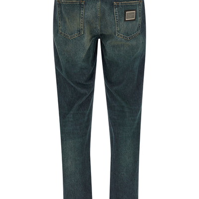 Dolce & Gabbana Logo Tag Jeans