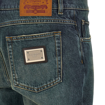 Dolce & Gabbana Logo Tag Jeans