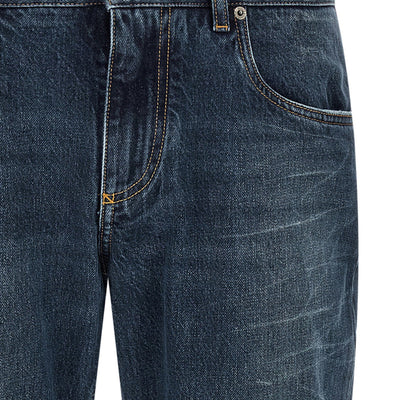 Dolce & Gabbana Logo Embroidery Jeans