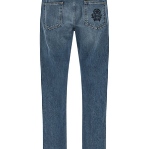 Dolce & Gabbana Heraldic Embroidery Jeans