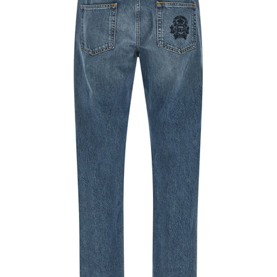Dolce & Gabbana Heraldic Embroidery Jeans