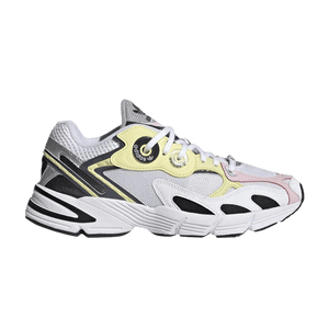 adidas Astir White Black Yellow Pink (Women's)