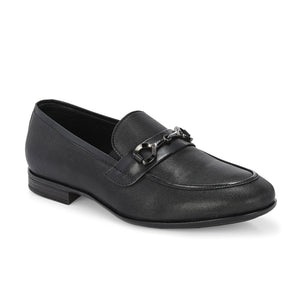 Nova Textured Buckled Loafers by Aspeerio