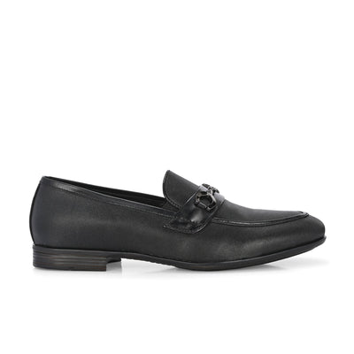 Nova Textured Buckled Loafers by Aspeerio