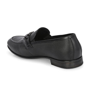 Nova Textured Buckled Loafers by Aspeerio