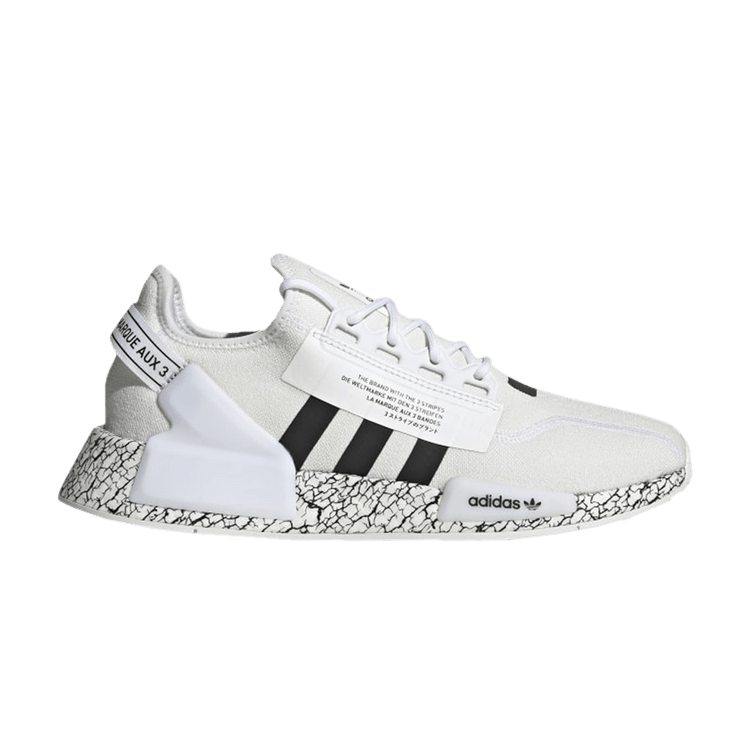adidas NMD R1 V2 Crackled White Black