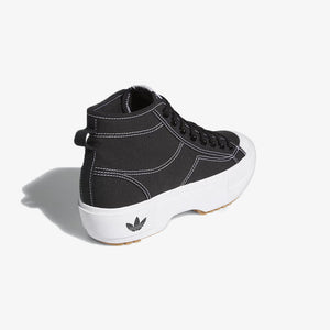 Adidas Originals | NIZZA TREK SHOES  { CORE BLACK/CLOUD WHITE/GUM