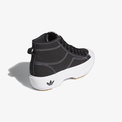 Adidas Originals | NIZZA TREK SHOES  { CORE BLACK/CLOUD WHITE/GUM
