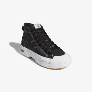 Adidas Originals | NIZZA TREK SHOES  { CORE BLACK/CLOUD WHITE/GUM