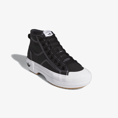 Adidas Originals | NIZZA TREK SHOES  { CORE BLACK/CLOUD WHITE/GUM
