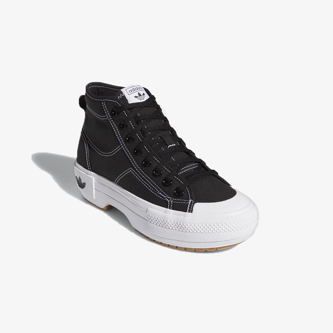 Adidas Originals | NIZZA TREK SHOES  { CORE BLACK/CLOUD WHITE/GUM