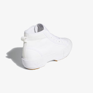 Adidas Originals | NIZZA TREK SHOES  { CLOUD WHITE / GUM / GREY ONE