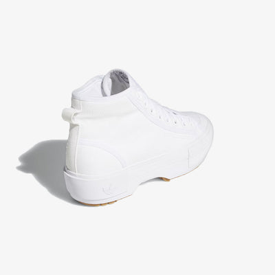 Adidas Originals | NIZZA TREK SHOES  { CLOUD WHITE / GUM / GREY ONE