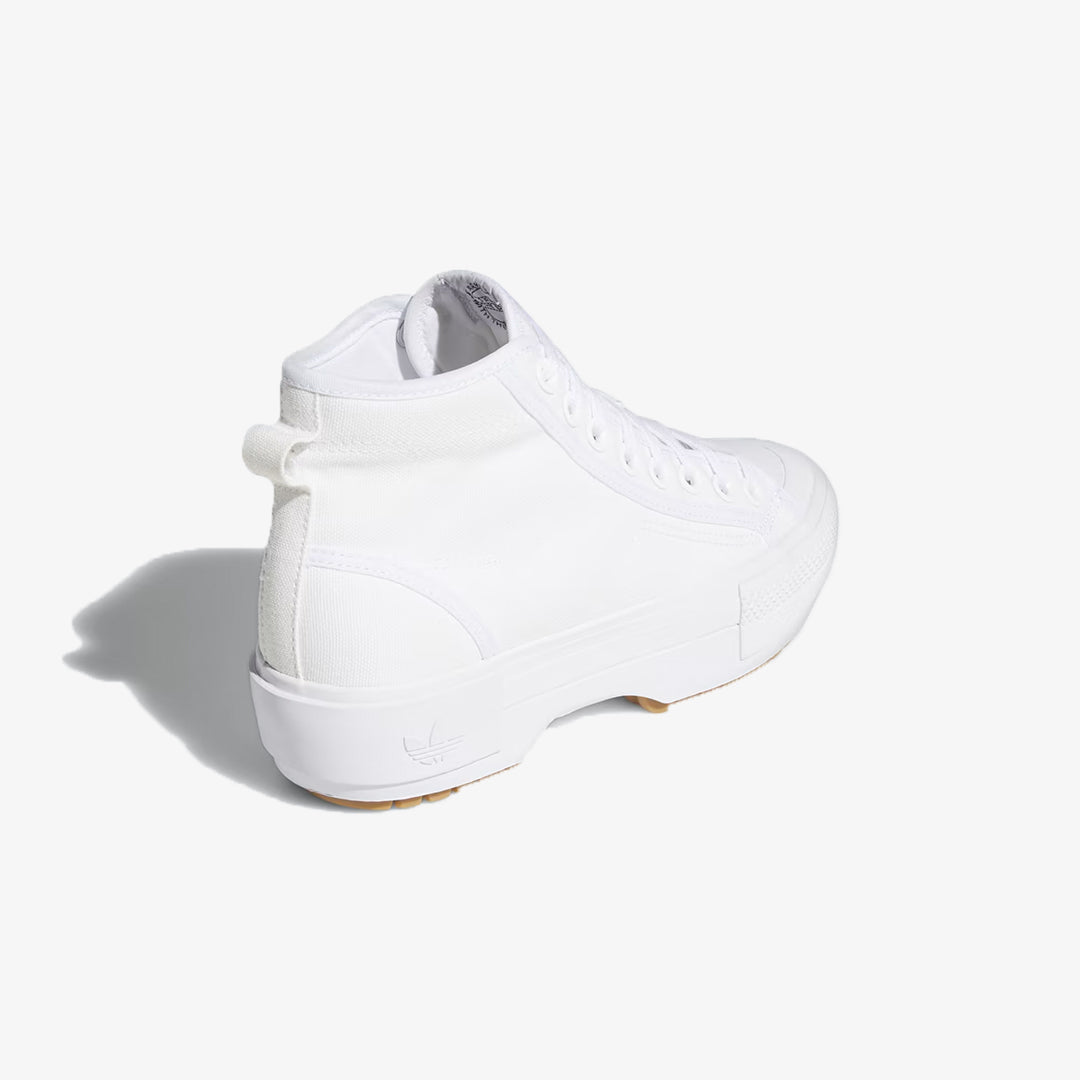 Adidas Originals | NIZZA TREK SHOES  { CLOUD WHITE / GUM / GREY ONE