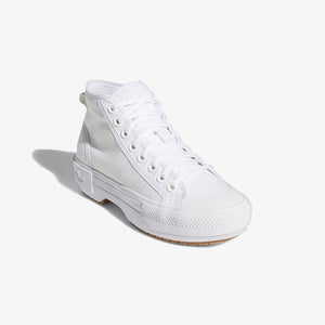 Adidas Originals | NIZZA TREK SHOES  { CLOUD WHITE / GUM / GREY ONE