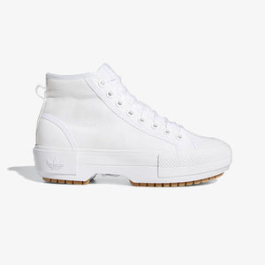 Adidas Originals | NIZZA TREK SHOES  { CLOUD WHITE / GUM / GREY ONE