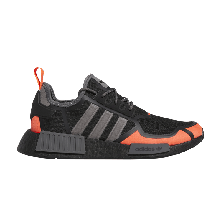 adidas NMD R1 Core Black Solar Red Grey